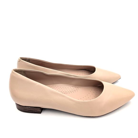 Marc Joseph New York Bianca Pointed Toe Pump Women's Beige Size US8.5 EU39 - Picture 3 of 13